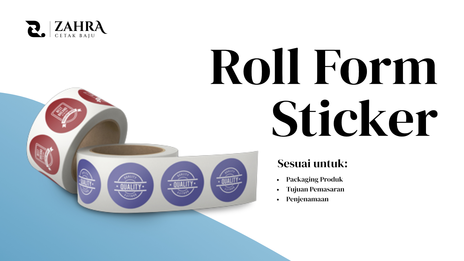 Roll Form Stickers