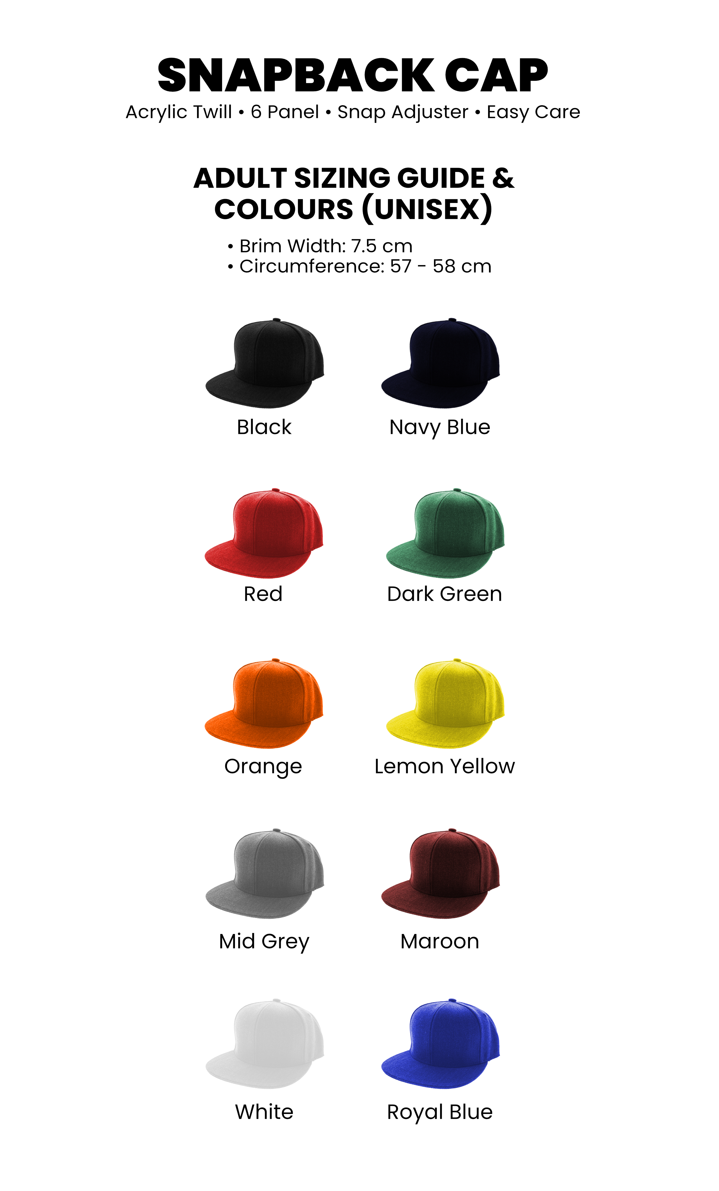 Snapback Cap