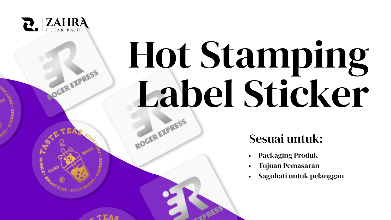 Hot Stamping Label Stickers