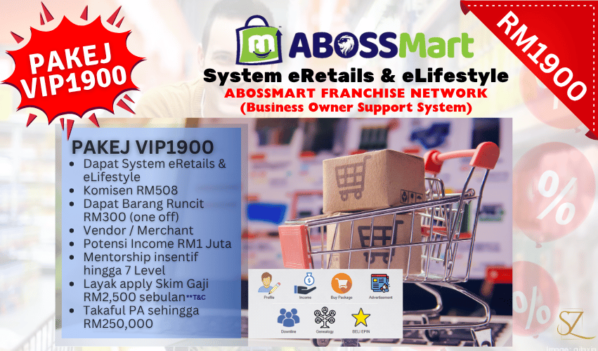 VIP Pakej  abossmart aboss vip