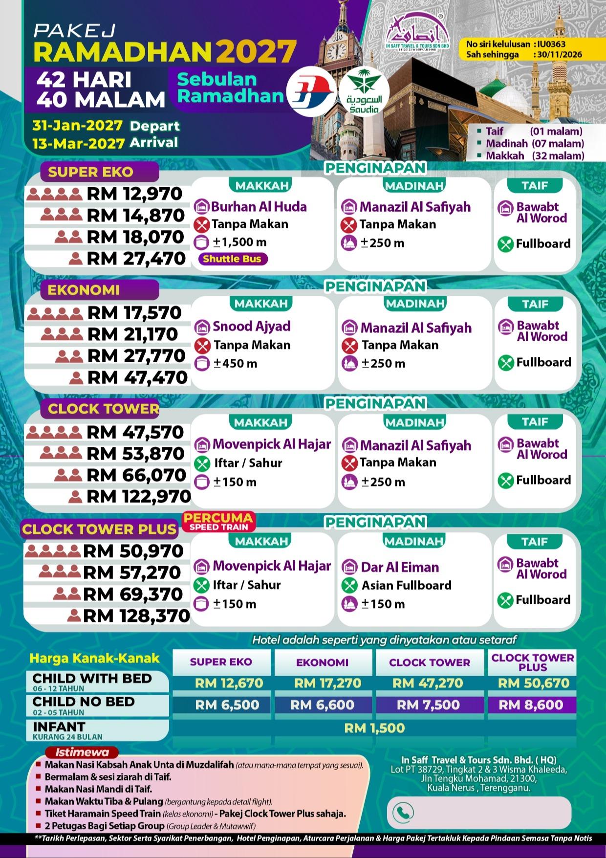 Umrah 42 Hari Ramadhan