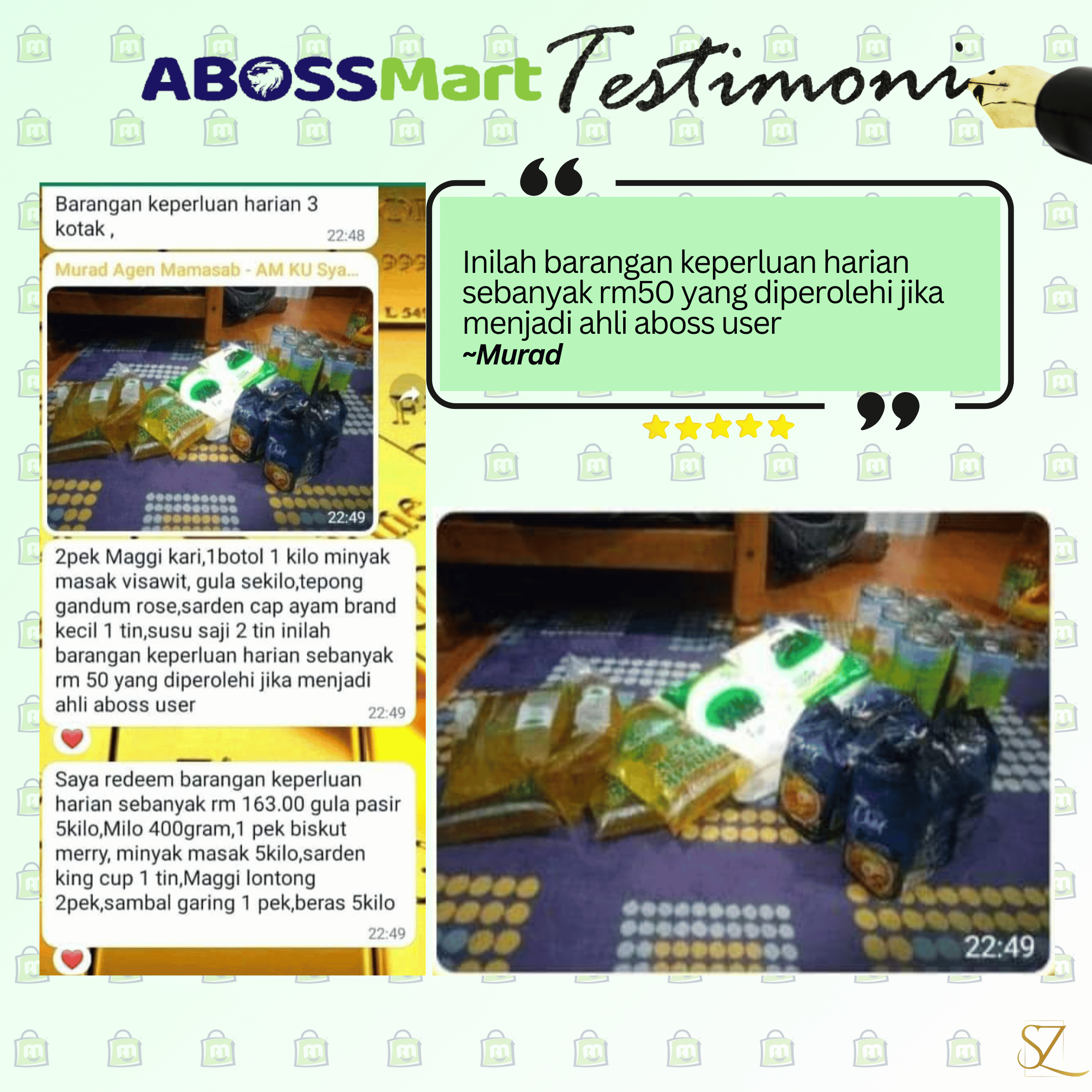 Testimoni from wasap 1