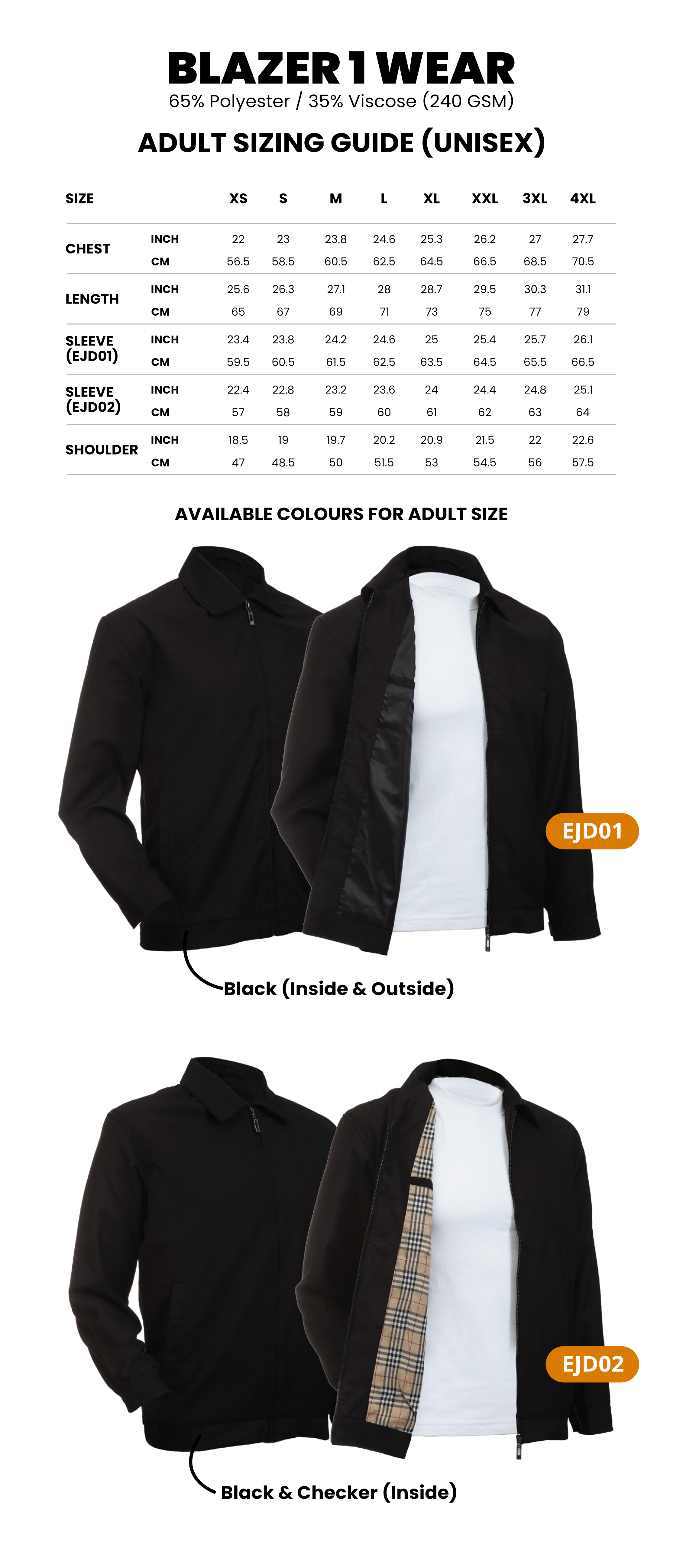 Blazer EJD01-EJD02