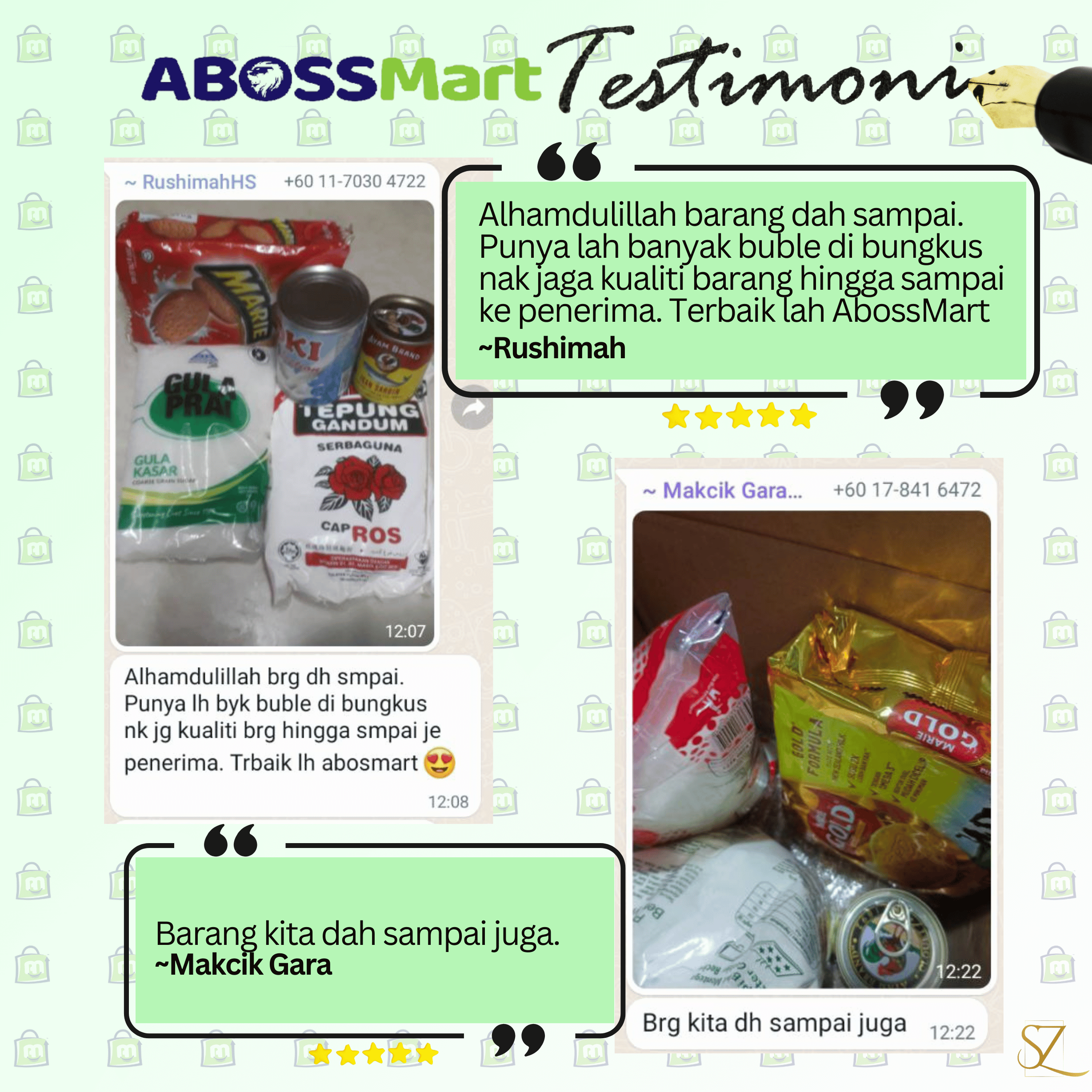 Testimoni from wasap 8