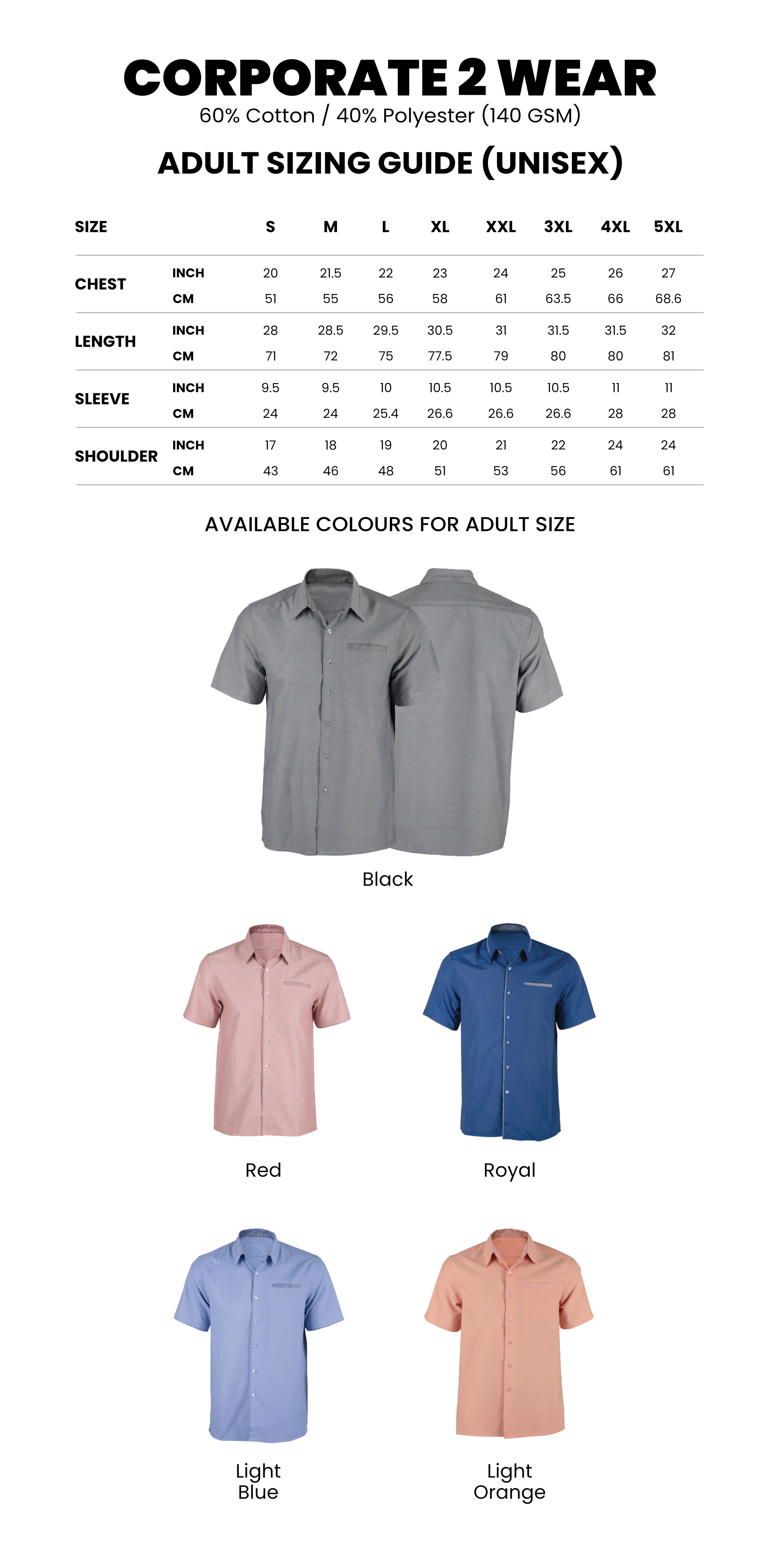 Unisex Corporate D2