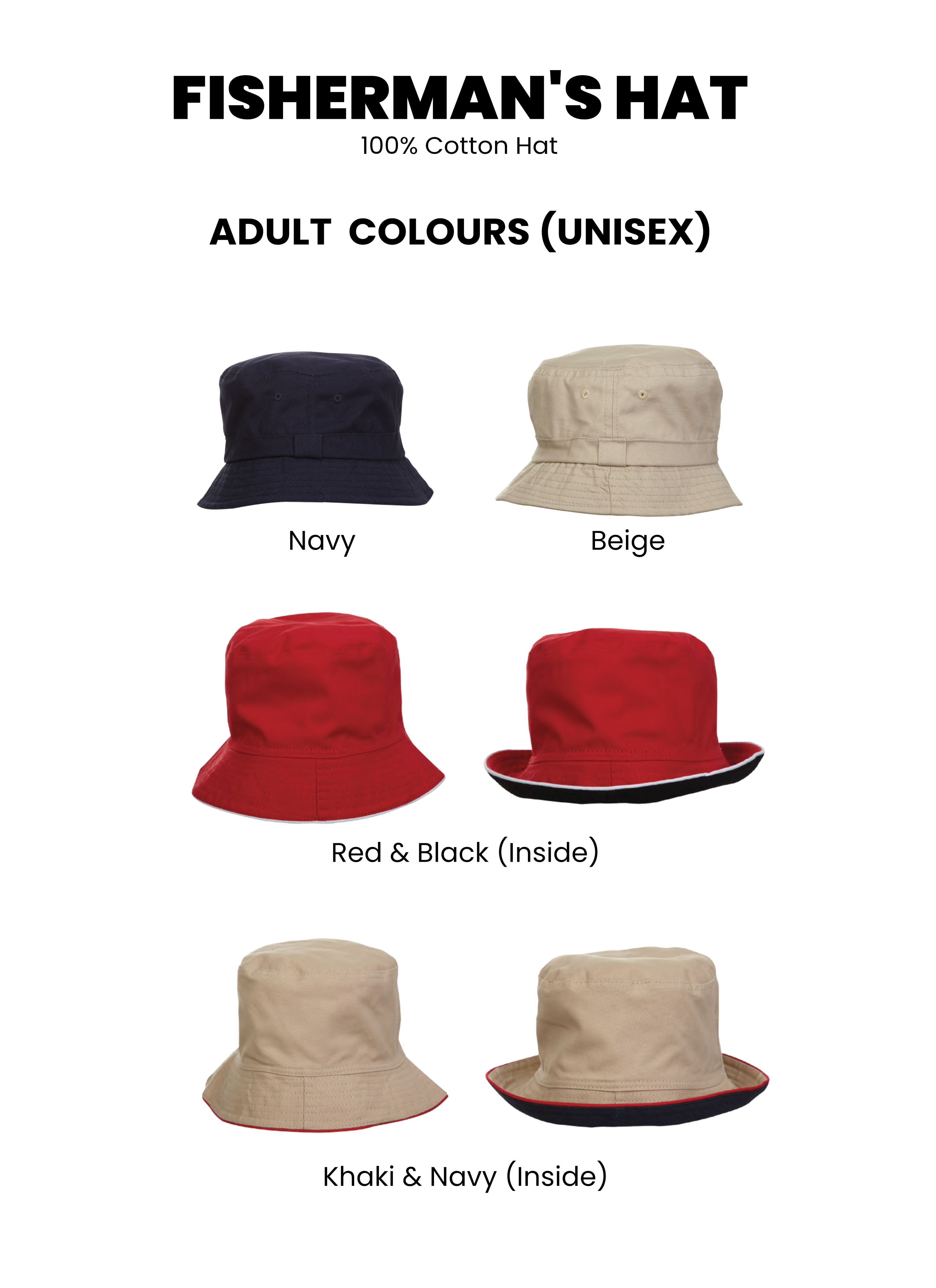 Fisherman's Hat Sizing
