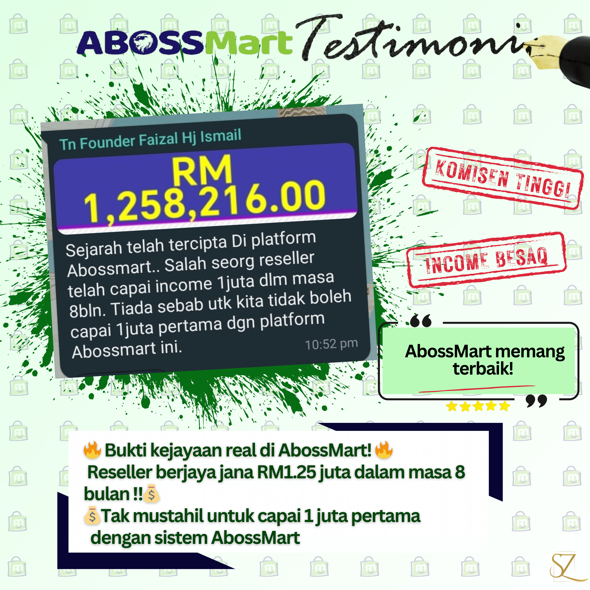 Testimoni from review 1