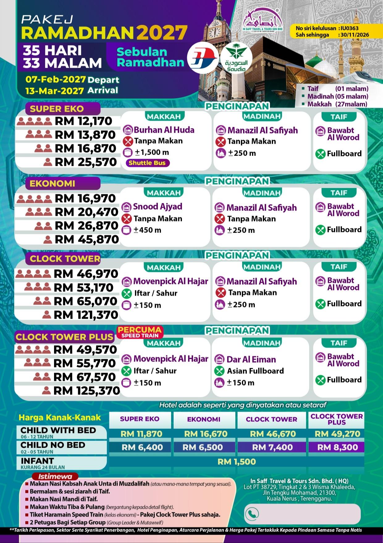 Umrah  35 Hari Ramadhan